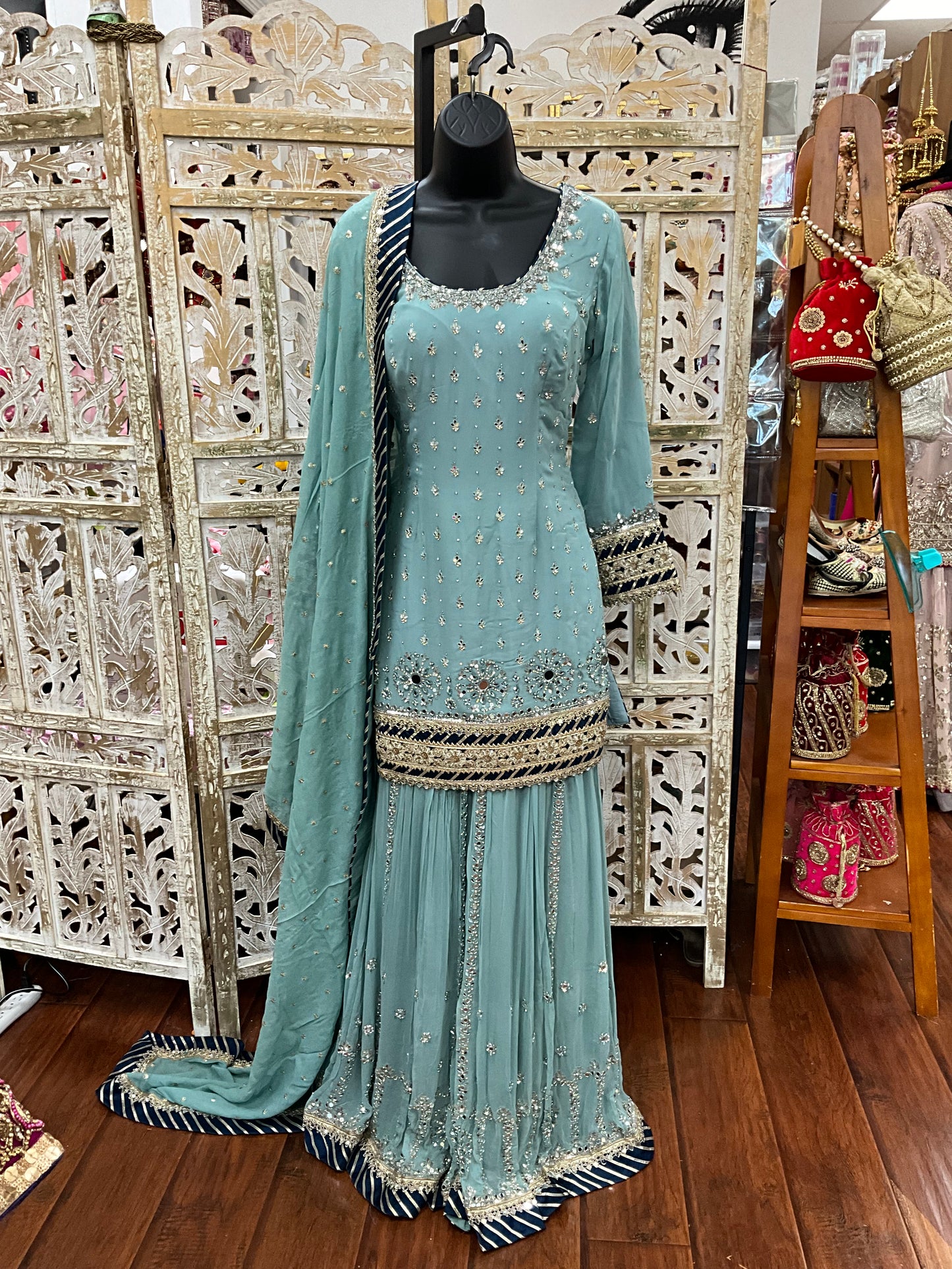 Sky Blue Sharara