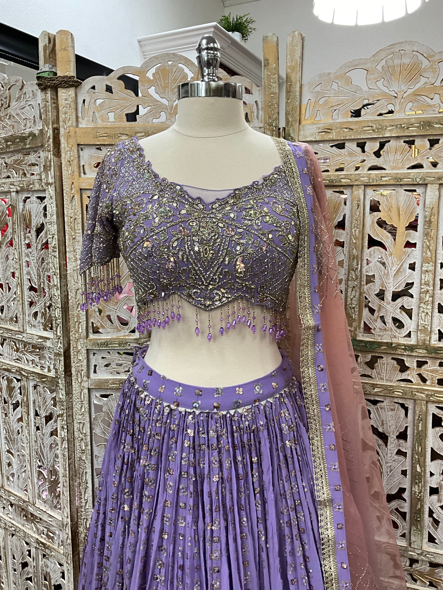 Lavender Lehenga