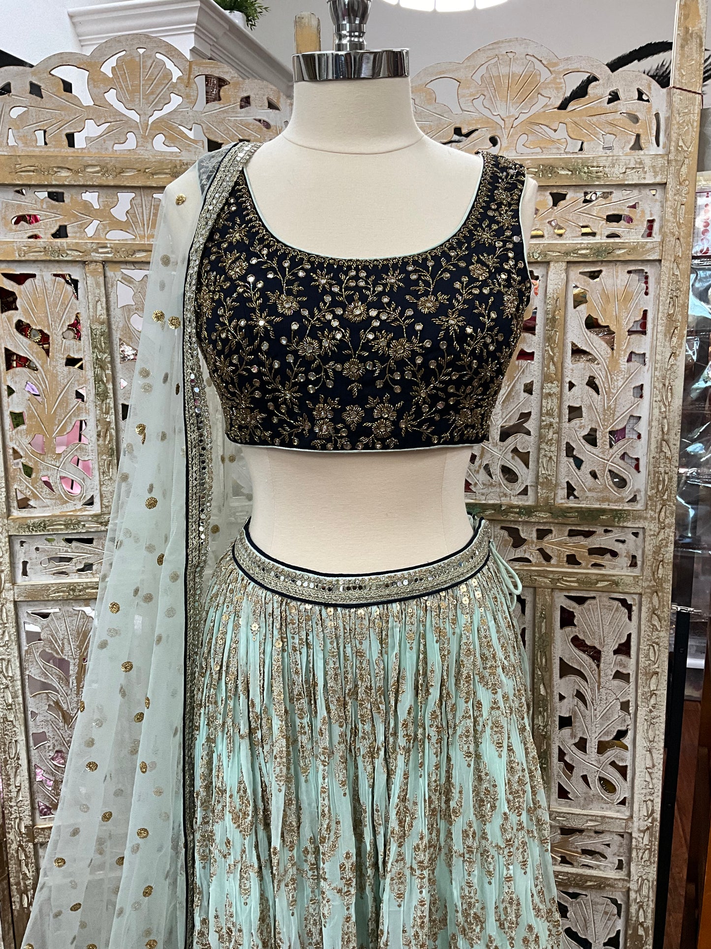 Baby Blue Lehenga