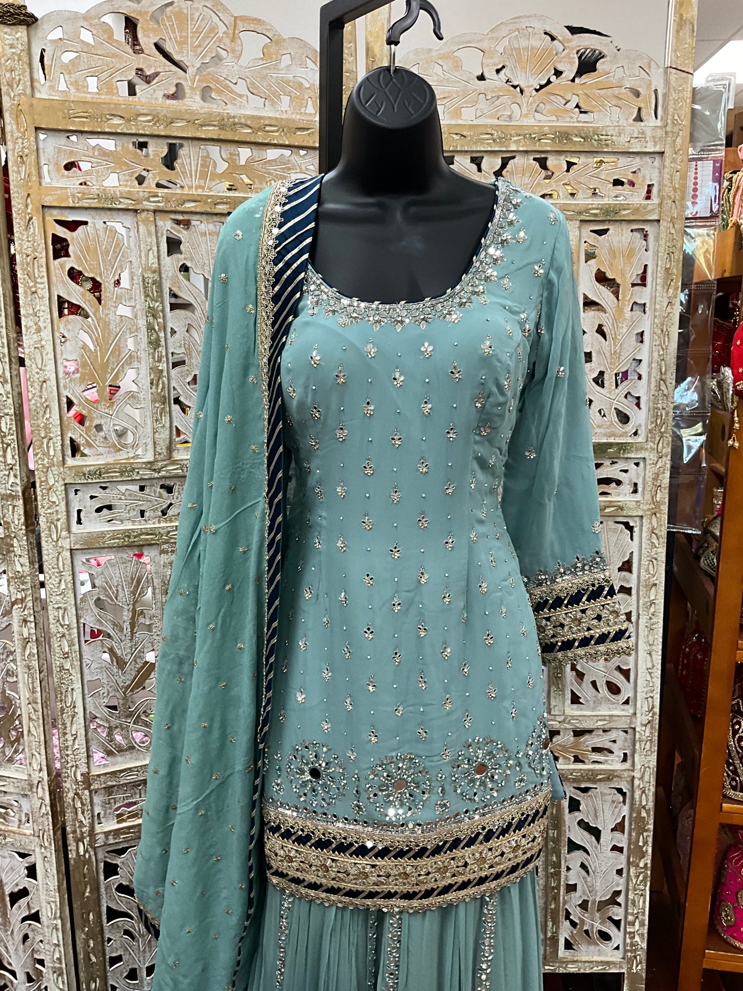 Sky Blue Sharara